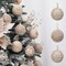 Farmhouse Christmas Ball Ornaments Set-70mm/2.76" Rustic Shatterproof Christmas Ball Ornaments Xmas Tree Decoration Hanging Ornaments for Xmas Party (12 Counts,Farmhouse)